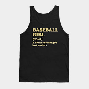 Baseball Girl Tank Top